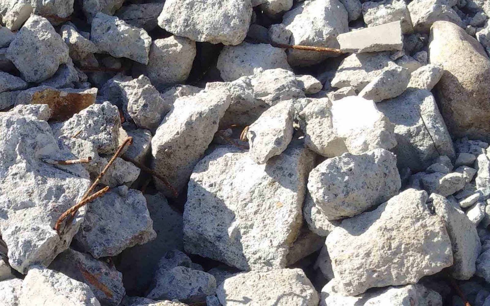 Concrete waste